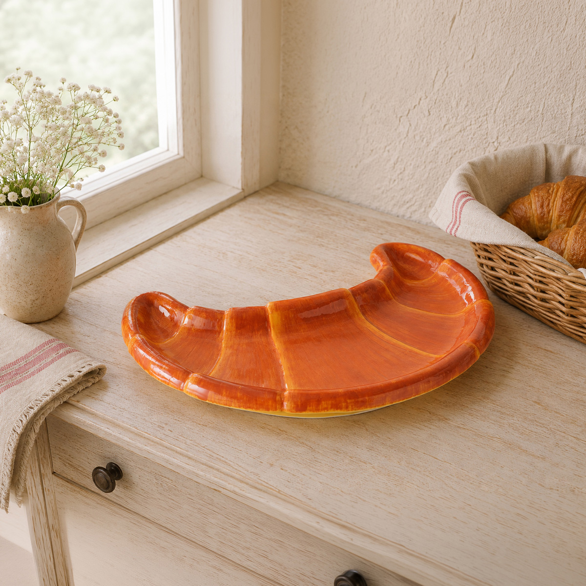 Fotografia produktu: Servírovací tanier Croissant, 25 cm