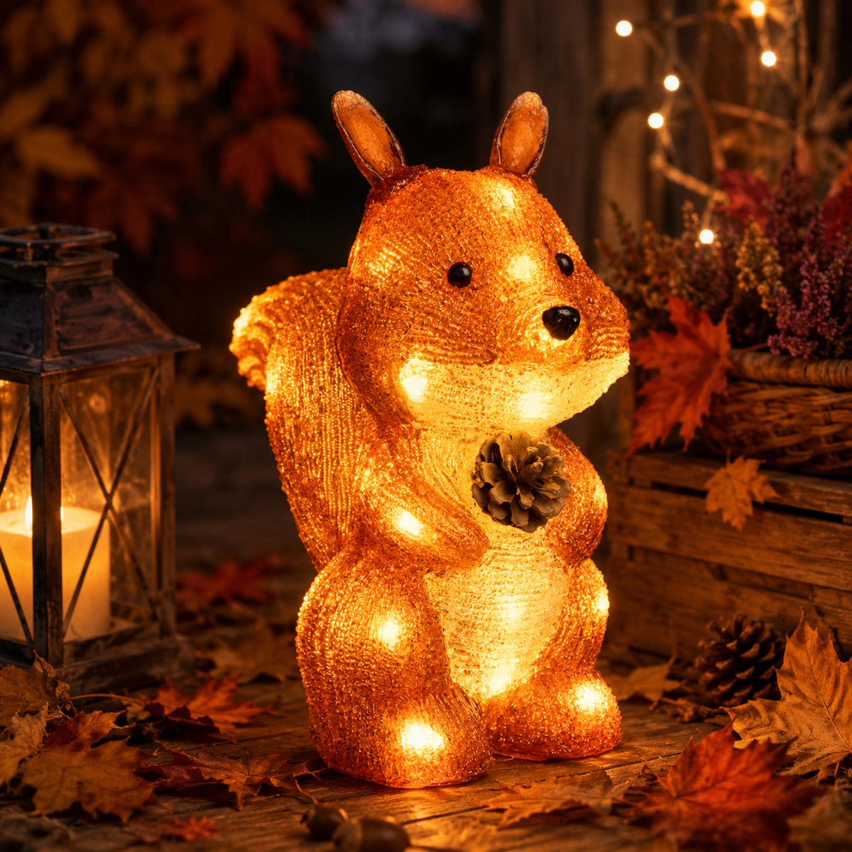 Fotografia produktu: LED dekorácia „Veverička“