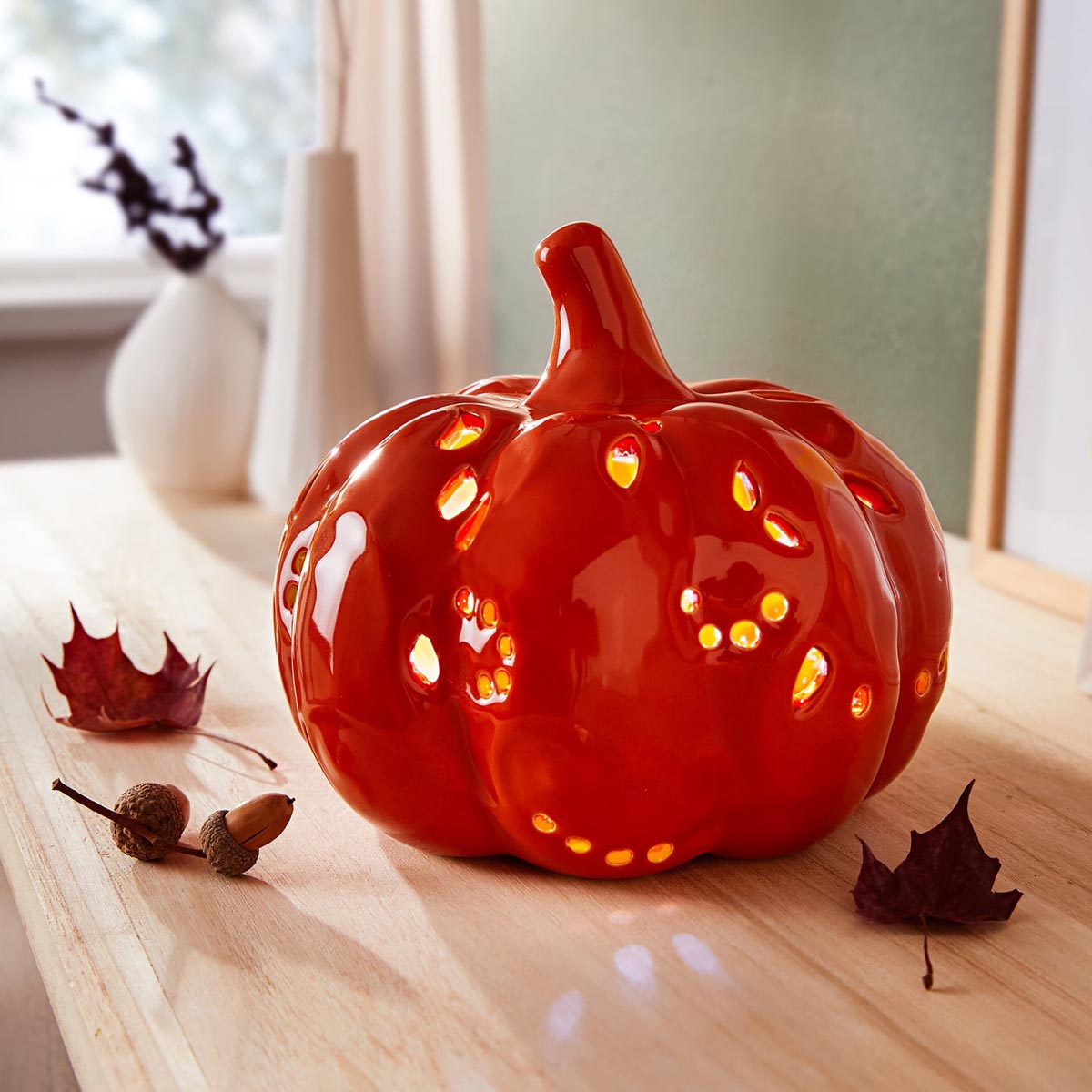 Fotografia produktu: Porcelánová LED tekvica