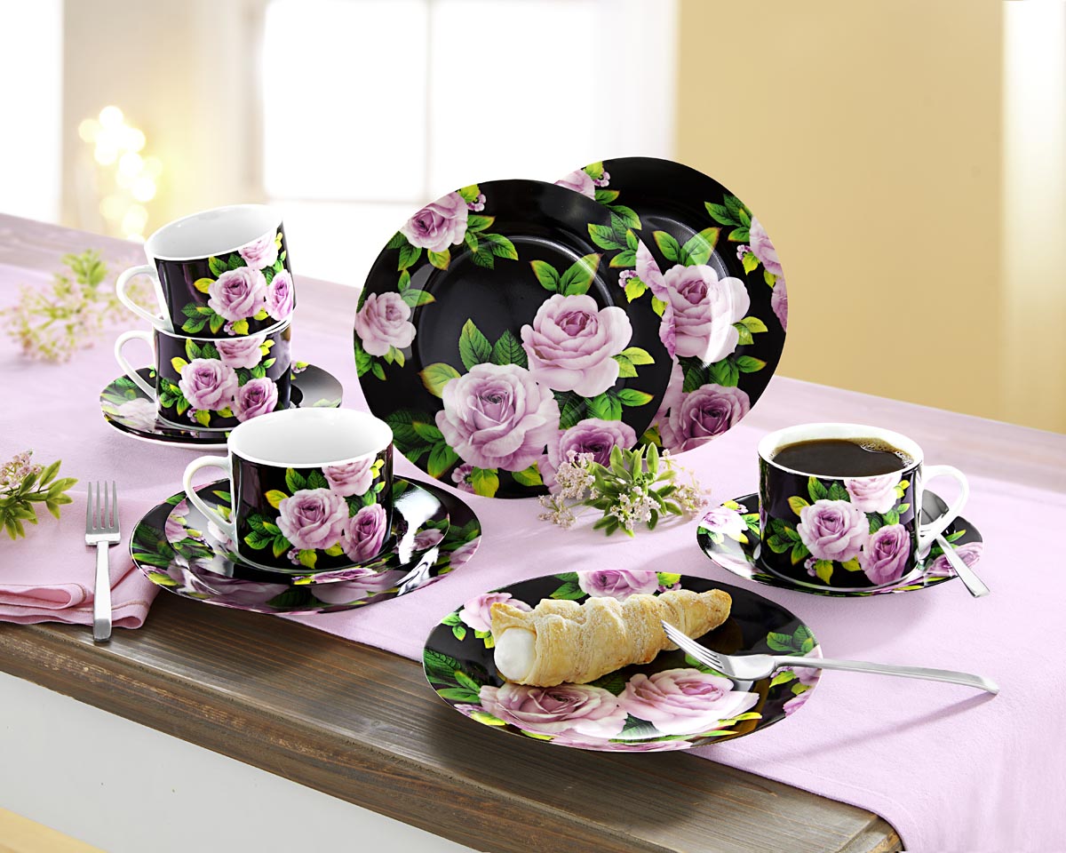 E-shop Kávový servis Black Rose, 12dielna sada