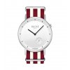 Dámske náramkové hodinky HB101-00, červená-biela