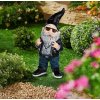Záhradný trpaslík Mr. Cool, čierny