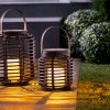 Solárna lampa Rattan, malá