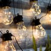LED solárna svetelná reťaz s 8 žiarovkami