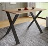 Jedálenský stôl Xona 140x80 X-nohy, dub sonoma