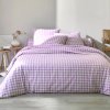 Bavlnená posteľná bielizeň Lou, lila, 140 x 200 cm
