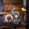 Soška steampunk Mačka s kolieskami