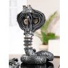 Kovová soška "Steampunk Cobra"