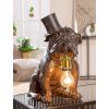 Stolová lampa s valcom "Pug mit Monokel"