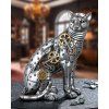 Steampunková soška "Leopard" kov