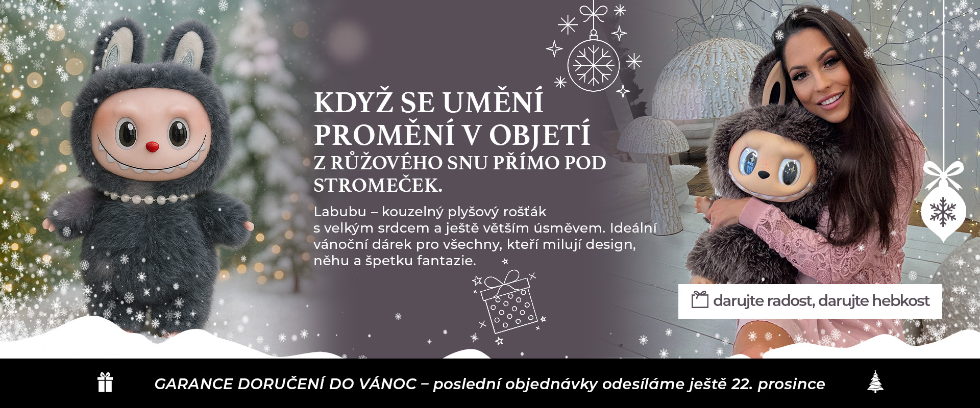 Labubu – kouzelný plyšový rošťák - darujte radost, darujte hebkost