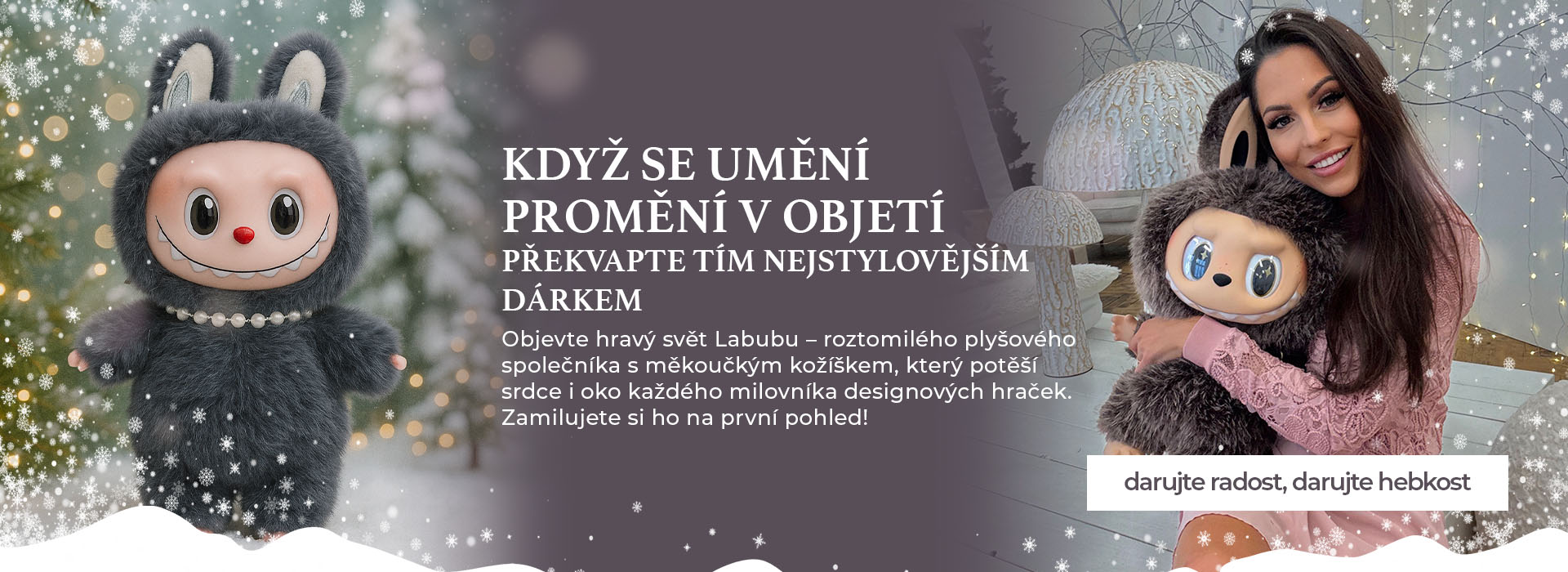 Labubu – kouzelný plyšový rošťák - darujte radost, darujte hebkost