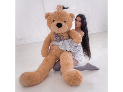 Velký plyšový medvěd Kawaii 160cm béžový