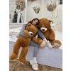 Velký plyšový medvěd TEDDY HNĚDÝ 150 cm