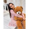 Velký plyšový medvěd TEDDY HNĚDÝ 80 cm