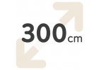 300 cm