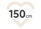 Plyšové srdce 150 cm