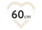 Plyšové srdce 60 cm
