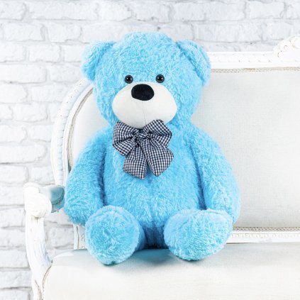 Modrý plyšový medvěd 100 cm