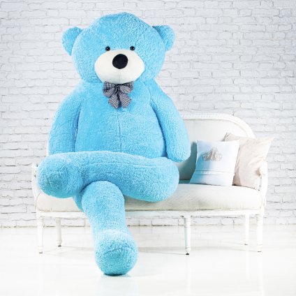 Modrý plyšový medvěd 300 cm
