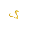 Prsten Sterling Wave, zlatý