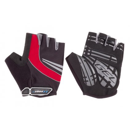 Rukavice PRO-T Plus Salerno (Velikost XXS, Barevná kombinace černo-červená)
