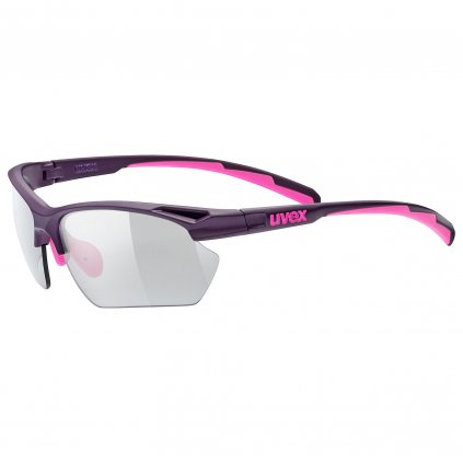 Sluneční brýle Uvex Sportstyle 802 small Vario - purple pink mat