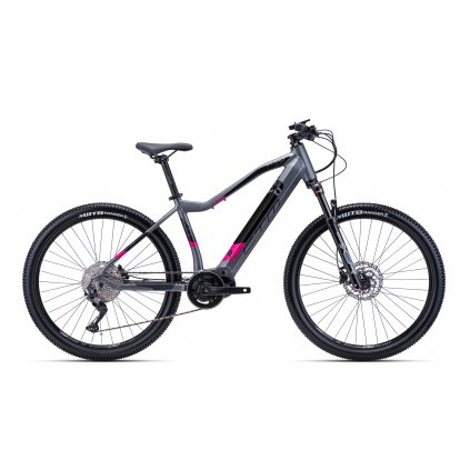 CTM RUBY PRO 27,5" matná sivá / ružová 2022 (Velikost rámu M (16"))