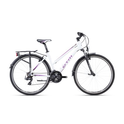 CTM MAXIMA 1.0 trek bielofialová perleť 2023 (Velikost rámu L (18"))