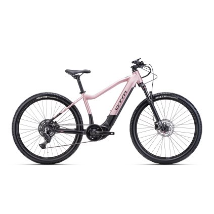 CTM RUBY Pro 27,5" matná čierna / lesklá staroružová 2024 (Velikost rámu L (18"))