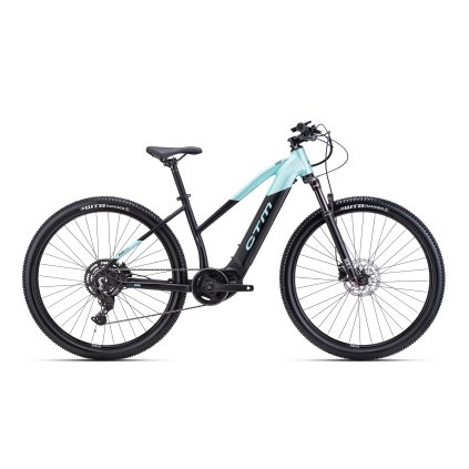 CTM RUBY X Pro 29" matná čierna / tyrkysová perleť 2024 (Velikost rámu L (18"))