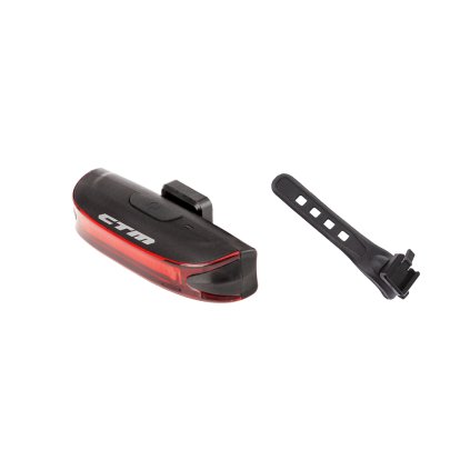 Světlo zadní CTM Caliber, 65lm, USB, černe