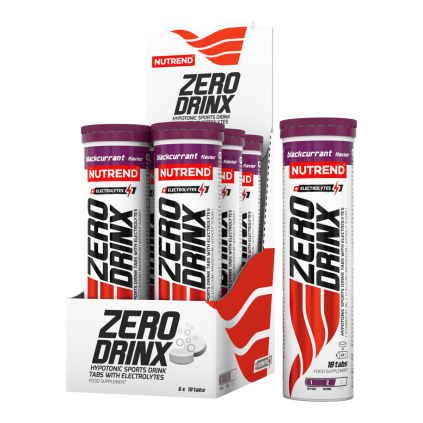 Zerodrinx , 18 tablet, Černý rybíz