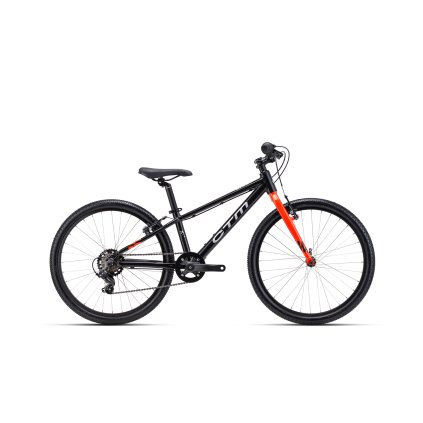 CTM BENNY matná čierna / oranžová 2026 (Velikost rámu 13")