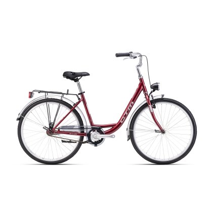 CTM OLIVIA 1.0 bordová perleť 2026 (Velikost rámu 17" (430))