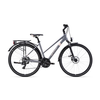 CTM MAXIMA 1.0 trek matná šedá 2026 (Velikost rámu M (16"))