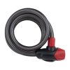 Zámek spirála PRO-T Plus M12 x 120cm Color (Barva černá)