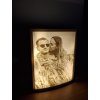 LED Lithophane lámpa