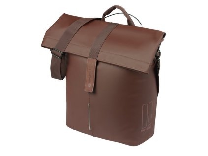 elegantni nakupni taska na kolo basil city mik studs hneda 14 16l