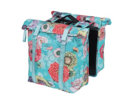 36736 stylova dvojita taska basil bloom field mik sky blue 28 35l