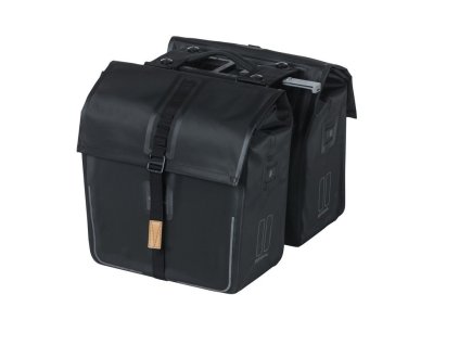 vodeodolna dvojita taska basil urban dry mik matna cerna 50l