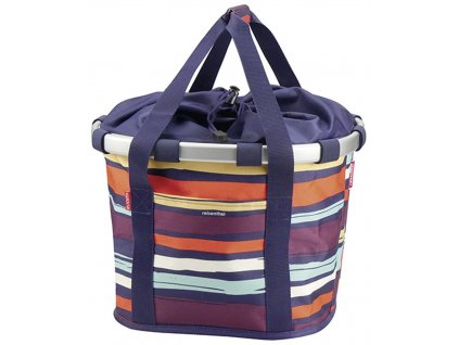 klickfix bike basket artist stripes (1)