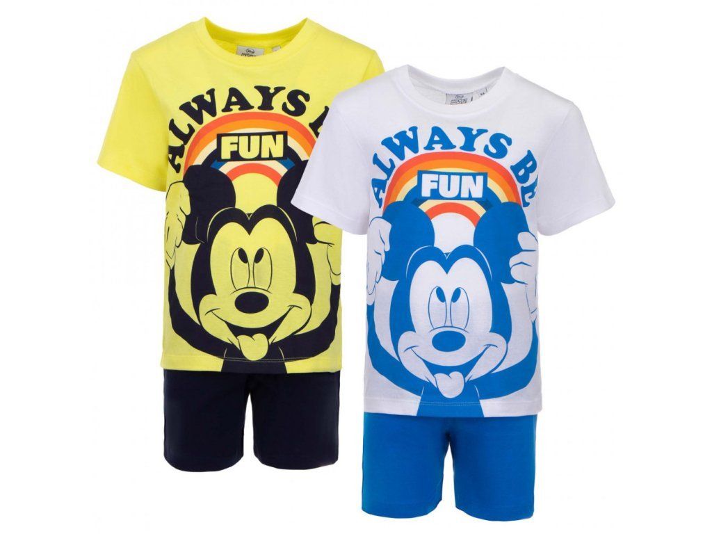 Chlapecké pyžamo MICKEY MOUSE krátké Always be fun