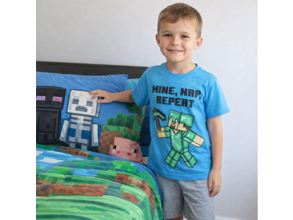 Chlapecké pyžamo MINECRAFT