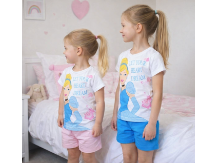 Dívčí pyžamo PRINCEZNY Popelka
