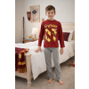 Chlapecké pyžamo HARRY POTTER červenošedé