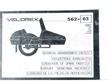 Katalog sidecaru Velorex 562-03