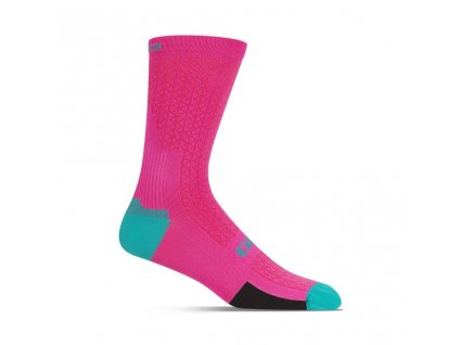 Ponožky Giro HRC Team Neon Pink/Screaming Teal