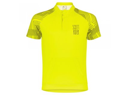 dětský dres Scott Jr RC Team Sulphur Yellow/Black