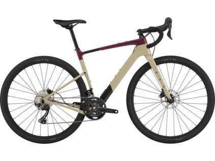 Cannondale Topstone Carbon 3 Quicksand w/ Black Cherry and Smoke Black